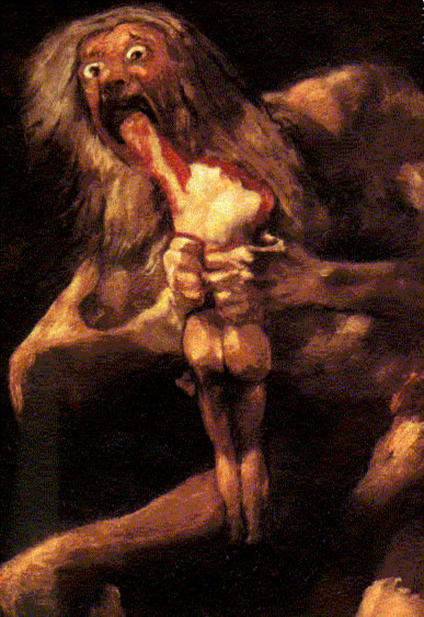 Francisco Goya, 'Saturn Devouring His Children'